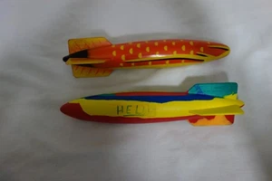 Lot of 2 Swimways Toypedo 11.5" Gliding Pool Toy Torpedoes - Picture 1 of 3