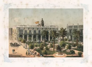 13001.Dekor Poster. Wandkunst. Vintage Zimmer Wohndesign.1800 Kuba Havanna Geschichte - Bild 1 von 1