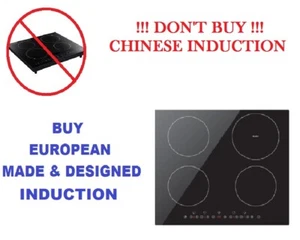 BRAND-NEW Olé 60cm INDUCTION BLACK GLASS CONTROL ELECTRIC COOKTOP - IF7016C - Picture 1 of 3