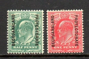 Bechuanaland Prot. Briefmarken - Scott #'s 76 & 77 - postfrisch aufklappbar - Bild 1 von 1