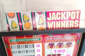 Vintage Style Fruit Machine Wooden Sign Game Room Sign 395 x 100 x 18mm - Picture 1 of 5