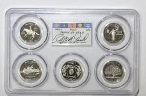 1999 - 2008 S Proof State Quarter Set Collection - PCGS PR69DCAM Philip Diehl - Picture 1 of 14