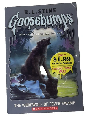 Vintage 1990s Goosebumps #14 The Werewolf of Fever Swamp R.L. Stine Paperback Bo Foto 1 de 4