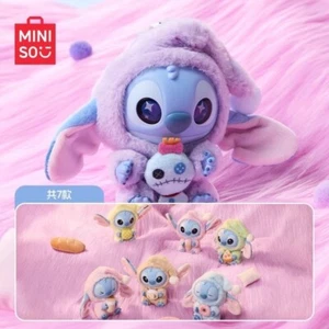 Figura Vinilo Serie MINISO Stitch Eat Something Before Sleep Caja Ciega Confirmada - Imagen 1 de 14
