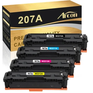 4 XXL Toner Kompatibel für HP 207A Pro MFP M283 fdw fdn M255dw M255nw Kein Chip - Afbeelding 1 van 11