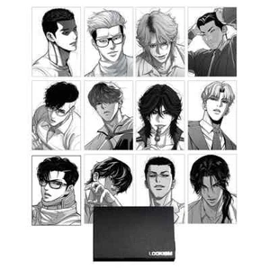 LOOKISM OFFICIAL MD GOODS CHARACTER 12 SKETCH POST CARD BOOK/Drawing pad SEALED - Picture 1 of 11