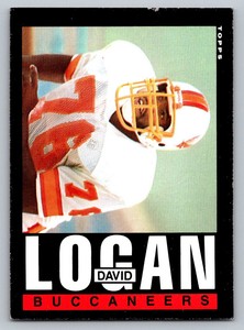 David Logan Topps 1985 173 Tampa Bay Buccaneers   RC