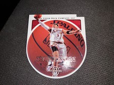 2003-04 Upper Deck Standing O Die-Cut Embossed Allen Iverson #60 Philadelphia