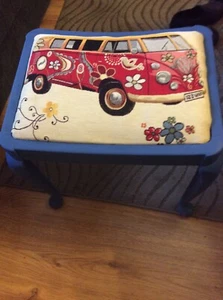 newly refurbished vintage stool - Picture 1 of 2
