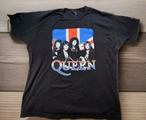 Queen Rock Band Tultex Crew Neck Herren T-Shirt XXL Union Jack Freddie Mercury - Bild 1 von 9