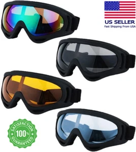 Ski Goggles Snowboard Goggles Anti-Glare Lens UV400 Sports Motorcycle Sunglasses - Picture 1 of 13