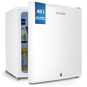 B-Ware Minikühlschrank E 45L mit Schloss und Frostfach Leise Mini Kühlschrank