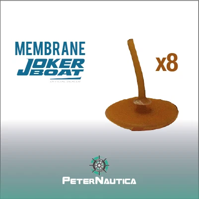 KIT 8 MEMBRANE IN GOMMA - VALVOLA JOKER BOAT - Immagine 1 di 1
