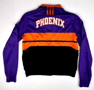 NBA Track Jacket VTG Phoenix Suns adidas Size XS/S 00s Dazzled Rising Sun Logo - Image 1 of 4