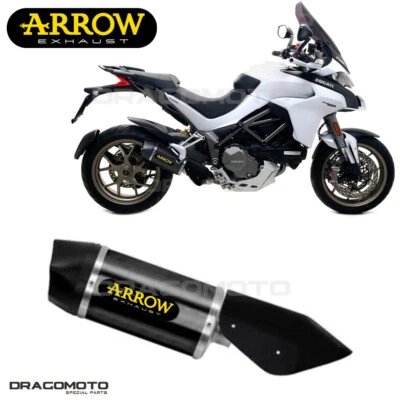 Exhaust DUCATI MULTISTRADA 1260 2018 2019 ARROW ALU Black CC INDY RACE - image 1 of 4
