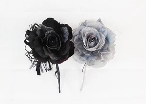 Pick rosa eden Grande 20x30 cm fiore sintetico bomboniere fai da te wedding - Imagen 1 de 3