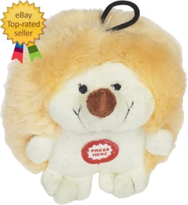 Plush Interactive Dog Toys - Chattering Hedgehog - 4.5 In, All Breed Sizes - Picture 1 of 2
