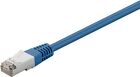 3x kabel krosowy CAT 5e, F/UTP, niebieski; kabel krosowy CAT 5e, F/UTP, niebieski, 1 m - bez Ra