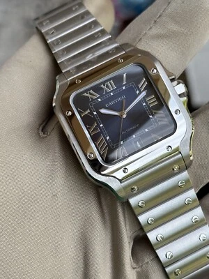 Reloj Cartier Santos de Cartier Azul - WSSA0030 WSSA0071 2025 NUEVO Foto 1 de 4