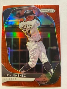 2020 Panini Prizm Baseball Eloy Jimenez Red Prizm Holo #160 Chicago Whitesox   - Bild 1 von 1