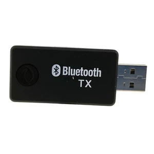Bluetooth Audio Wireless Transmitter 3.5mm Input Headphone TV PC USB Adapter - Picture 1 of 7