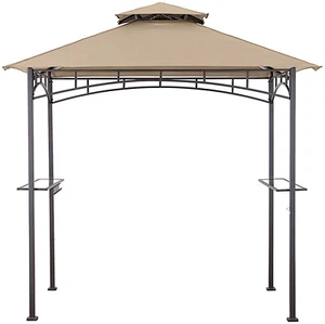 Grill Gazebo Replacement Canopy Beige Top Fabric ONLY NEW - Picture 1 of 15