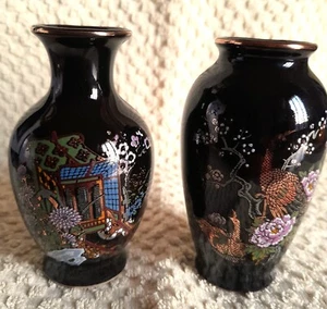 2 x small vintage Japanese vases NEW - Picture 1 of 5