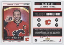 2012-13 Score Gold Rush Jarome Iginla #26 HOF