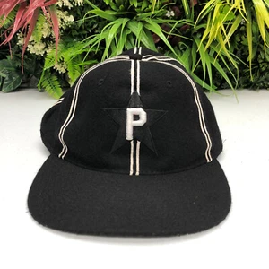 Philadelphia Stars Hat Cap Fitted Mens 6 7/8 Black White Negro League Baseball - Picture 1 of 8
