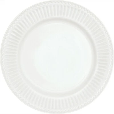 Frühstücksteller Alice Weiß 23 cm von Greengate - Bild 1 von 3