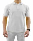 Polistas  Mens  White 100% Cotton  Polo Shirt - Rrp £69.99 - Now £14.99