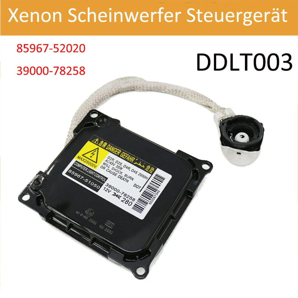 Für Toyota Xenon HID Scheinwerfer Steuergerät 85967-52020 DDLT 003 KDLT003 - Bild 1 von 4