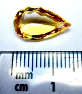 Beautiful 15x8 mm Brazilian, 3.00 Ct. Pear Shape Citrine - Bild 1 von 6