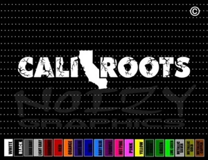 Calcomanía de vinilo para ventana de coche Cali Roots California NorCal SoCal Racing JDM - Imagen 1 de 1