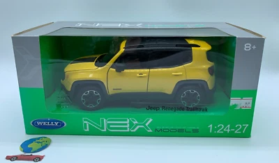 Welly Jeep Renegade Trailhawk ,modello in scala 1:24 - 1:25, (1755) , vintage - Immagine 1 di 4