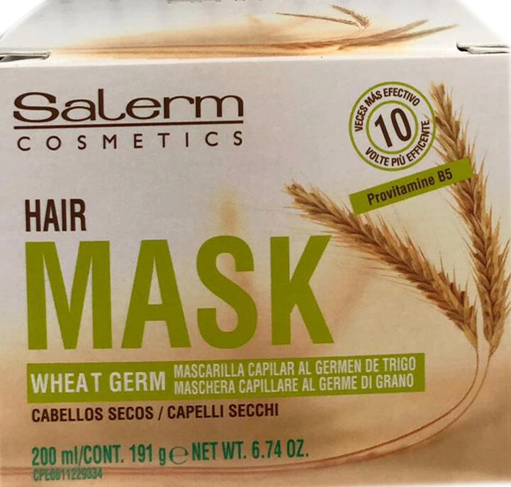 SALERM COSMETICS HAIR MASK Wheat Germ Mask 200 ml / 6.74 fl. Oz - Image 1 of 1