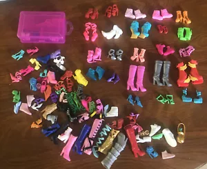 MIXED LOT OF DOLL SHOES BARBIE, EVER AFTER, MONSTER HIGH & MY LITTLE PONY - Picture 1 of 10