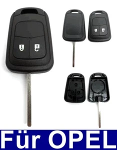 2 botones Recambio Llave Coche Carcasa para Opel Corsa E Zafira C Astra J Meriva B - Imagen 1 de 4