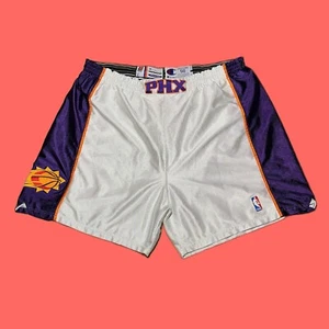 VTG 90s Champion NBA Phoenix Suns Player Issued Basketball Shorts Size 50 +2 - Picture 1 of 7