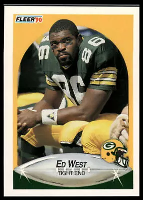 1990 Fleer #181 Ed West - Image 1 of 2