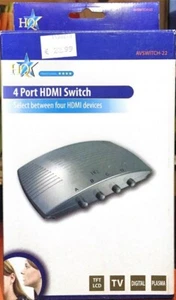 HQ 4 ports HDMI SWITCH Commutateur HDMI 4 ports à sélectionner entre 4 appareils - Photo 1/9