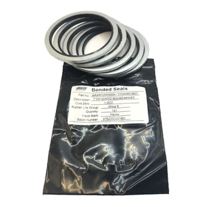 Hayley 2" BSP. Bonded Seal Washers - Dowty Sealing Washer Hydraulic  Pack of 10. - Picture 1 of 4