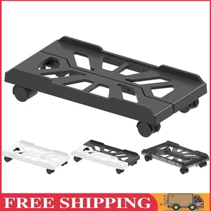 Mobilny stojak na procesor z 4 kołami Caster Wheels PC Tower Stand Gaming Biurko Akcesoria - Zdjęcie 1 z 14