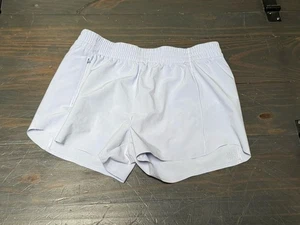 Athleta Mädchen Größe L/12 All Play 3" Shorts Front Reißverschluss Taschen immergrün blau Fehler - Bild 1 von 7