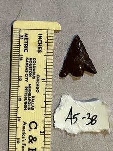 Authentic Obsidian Arrowhead Northwest/Southwest/Southern CA Estate Find A5-38 - Picture 1 of 2