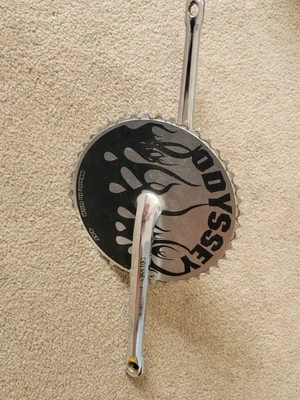 Old School Odyssey Excalibur Bielas Piñón Dynatron Soporte Inferior Bicicleta BMX Foto 1 de 4