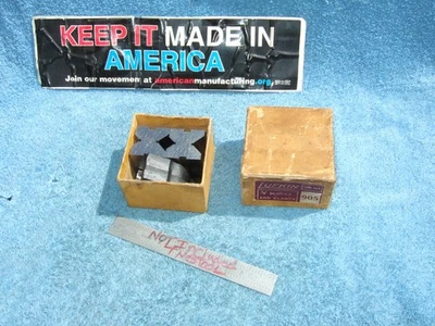 LUFKIN No905 V-BLOCK SET #204 MATCHED TOOLMAKER VINTAGE 278 750 V-BLOCKS HERE TO - Image 1 of 4