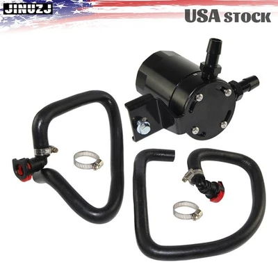 Baffled PCV Side Oil Catch Can Kit For 2015-2022 Ford Mustang 2.3L EcoBoost BK - Image 1 of 4