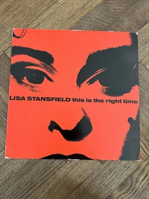 LISA STANSFIELD THIS IS THE RIGHT TIME 12" VINYL SINGLE UK 1989 - Image 1 of 4