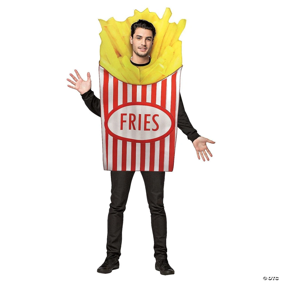 Adult French Fries Foodie Fast Food Dress Costume Gc7064